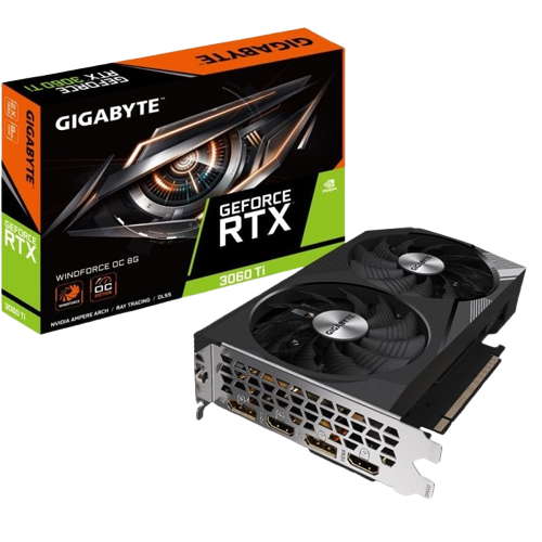 Gigabyte GeForce RTX 3060 Ti WINDFORCE OC LHR 8 GB GDDR6 REV 2.0